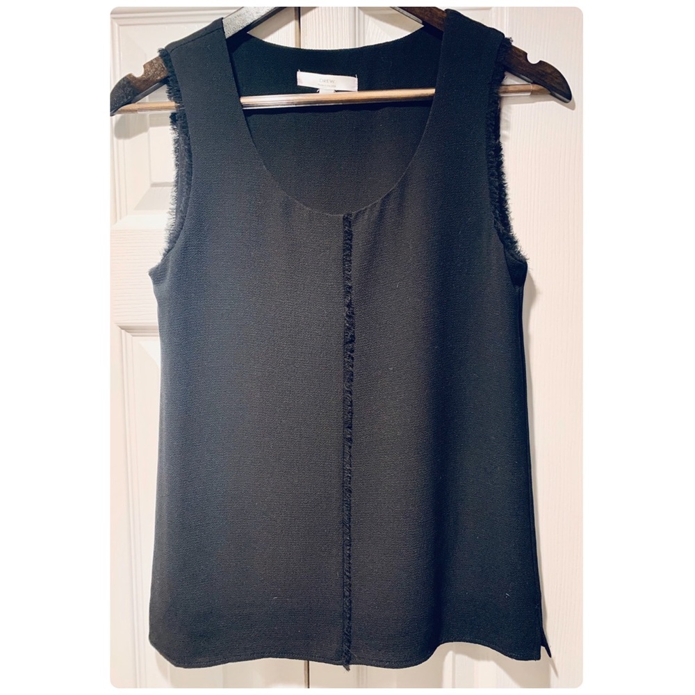 DREW fringe hem tank